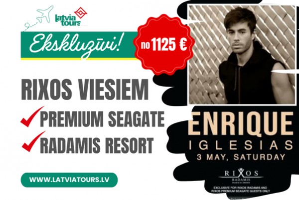 Ekskluzīvi! RIXOS viesiem!